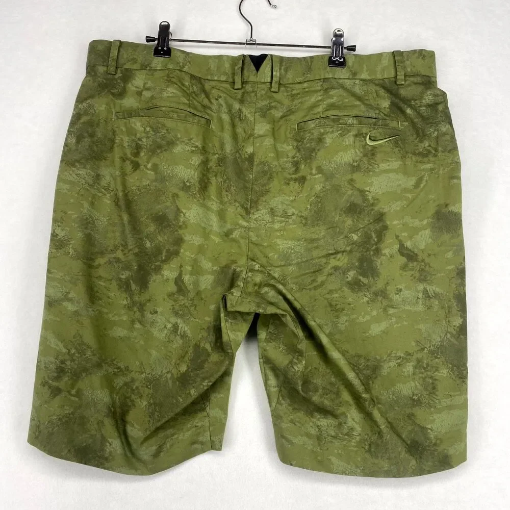 Nike Golf Shorts Green‎ Color Dri-Fit Modern Fit Mens Size 38